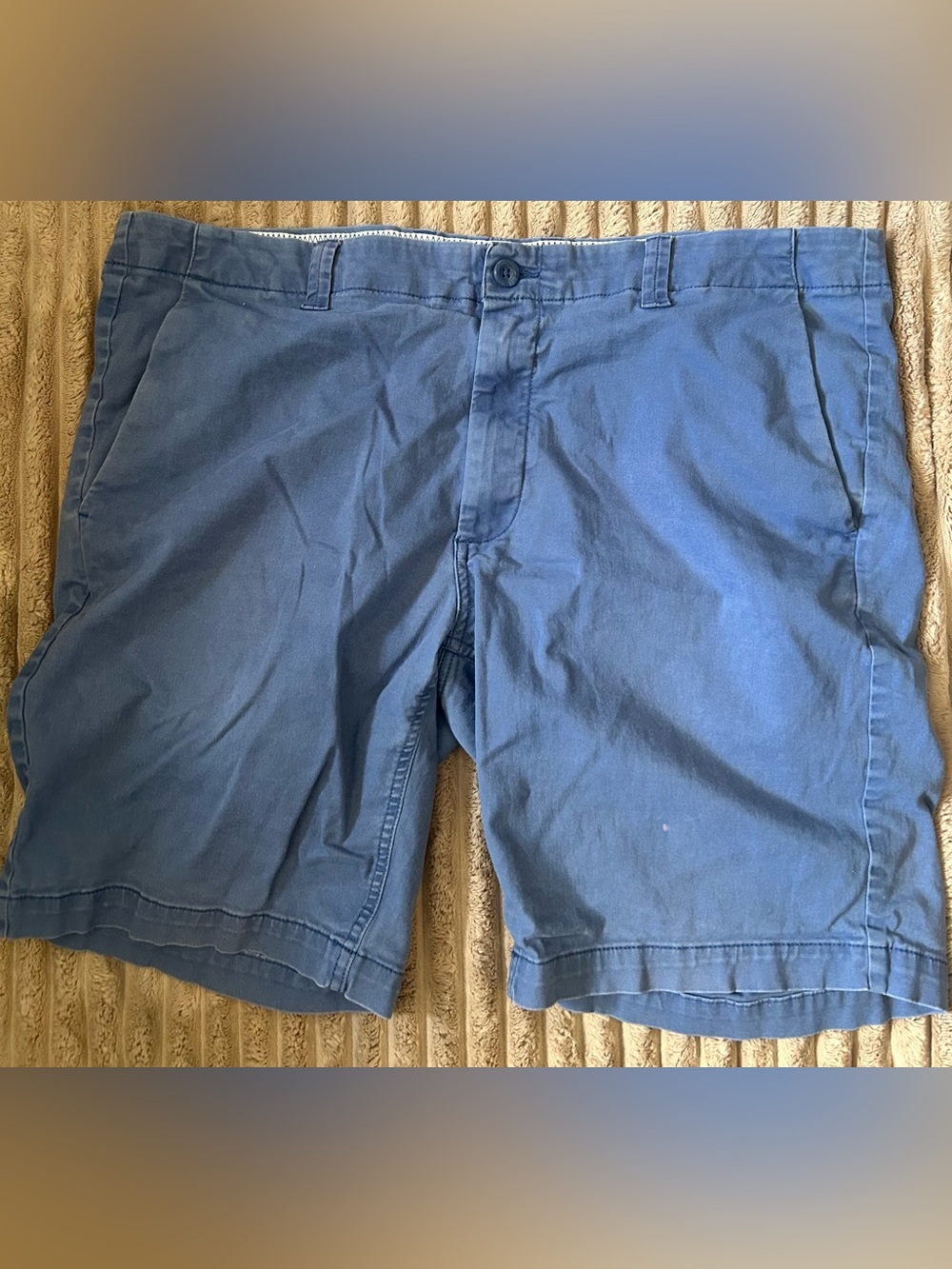 ROWM MEN’s Size 40 Waist Blue Cotton Shorts
